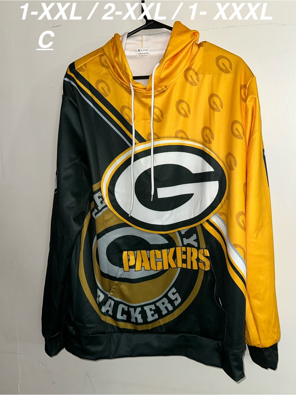 Greenbay - Yellow/Black Men's Pullover Hoodie